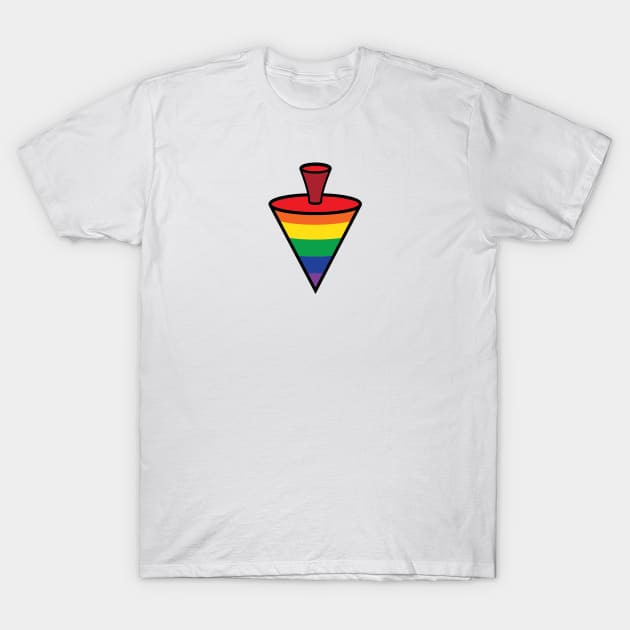 Rainbow Pride Top T-Shirt by reebexdesigns